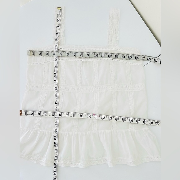 Zadig & Voltaire white cotton voile Teacup lace size Small - Picture 9 of 12